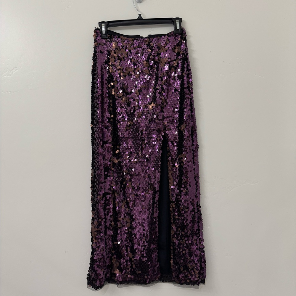 Free People Purple Pencil Skirt